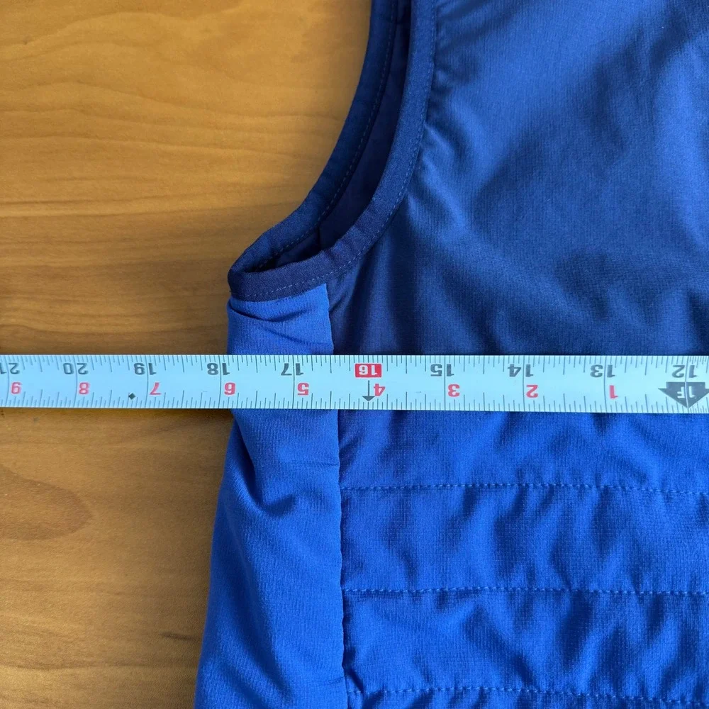 Vineyard Vines Marine Air Vest Kids XL Blue Puffer‎ Quilted Zip Front